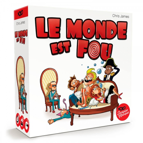 Jeu Le monde est fou - Boîte et matériel